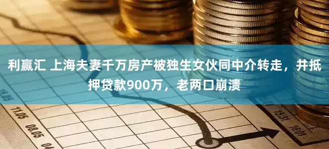 利赢汇 上海夫妻千万房产被独生女伙同中介转走，并抵押贷款900万，老两口崩溃
