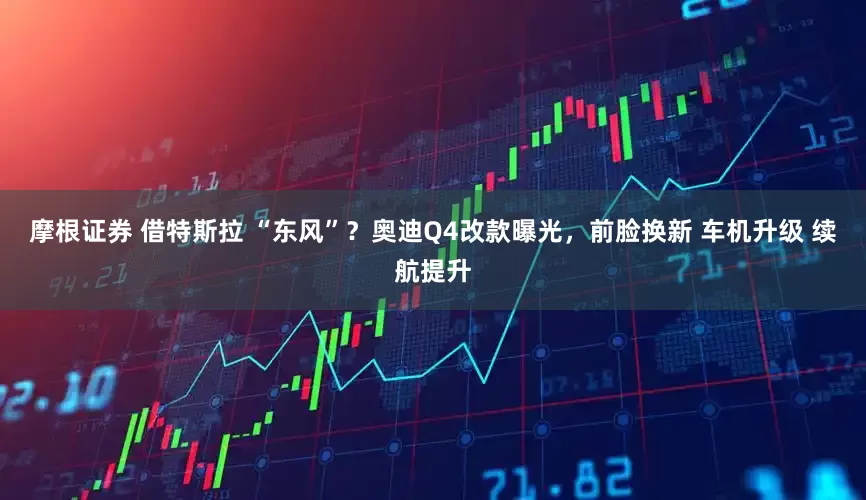 摩根证券 借特斯拉 “东风”？奥迪Q4改款曝光，前脸换新 车机升级 续航提升