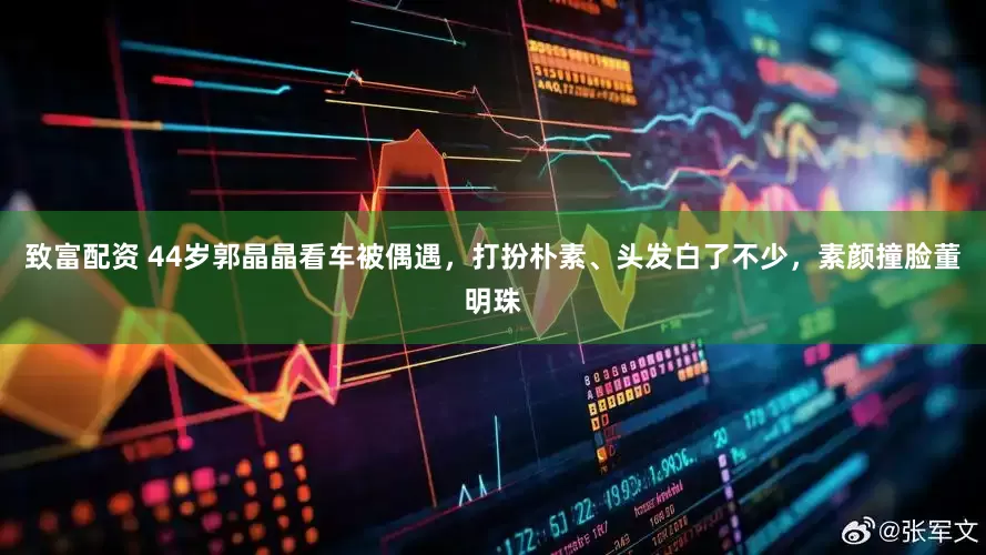 致富配资 44岁郭晶晶看车被偶遇，打扮朴素、头发白了不少，素颜撞脸董明珠