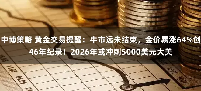 中博策略 黄金交易提醒：牛市远未结束，金价暴涨64%创46年纪录！2026年或冲刺5000美元大关